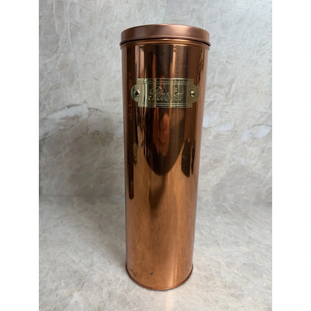 Vintage Bristol Ware Country Pasta Tin, from the Country Copper line, No. 108034
